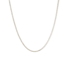 CRYSTAL SILVER TENNIS NECKLACE - COLLARES - Malandra Jewelry - EAWC133.P-MMN347-S-1 2mm+5cm