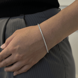 CRYSTAL SPARK TENNIS BRACELET - PULSERAS - Malandra Jewelry - FBP510-1EPU0071-1RP-2