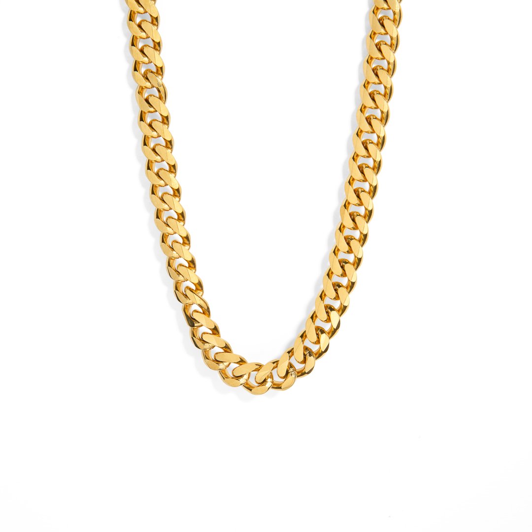 CUBAN GOLDEN CHAIN - COLLARES - Malandra Jewelry - EUWC25 - JDN20124