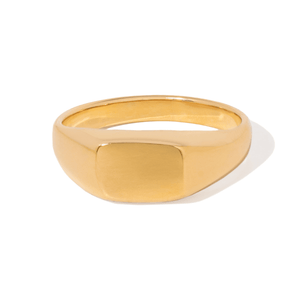 CUSHION GOLD RING - ANILLOS - Malandra Jewelry - VCR299.7-2025