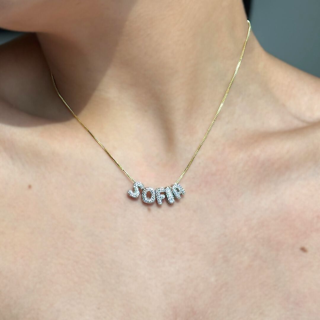 CUSTOM BUBBLE NECKLACE - COLLARES - Malandra Jewelry - AC1554 - M54297