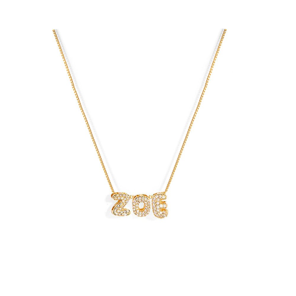 CUSTOM BUBBLE NECKLACE - COLLARES - Malandra Jewelry - AC1554 - M54297
