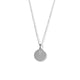 CUSTOM SILVER HALO NECKLACE - COLLARES GRABADOS - Malandra Jewelry - ESYC23.P