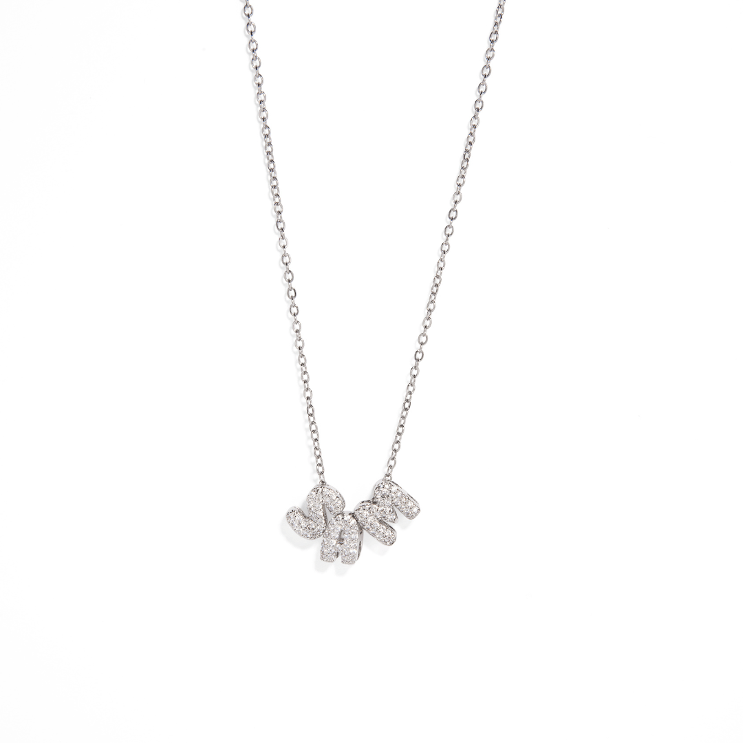 CUSTOM SILVER LUXE NECKLACE - COLLARES - Malandra Jewelry - AC1522.P - F00217