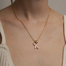 CUTIE PINK STAR CHARM - DIJES - Malandra Jewelry - ICD502