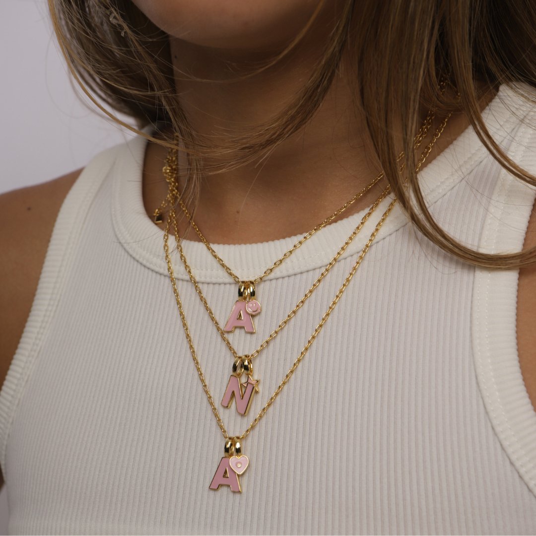 CUTIE PINK STAR CHARM - DIJES - Malandra Jewelry - ICD502