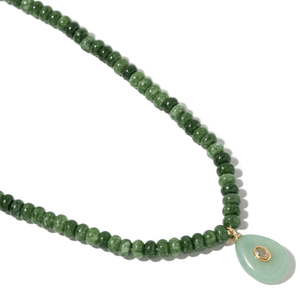 CYPRESS JADE GAIA NECKLACE - COLLARES - Malandra Jewelry - TC2525