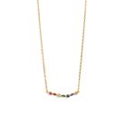 DAINTY COLORS NECKLACE - COLLARES - Malandra Jewelry - XBC169 - BJNA203 GDMLT