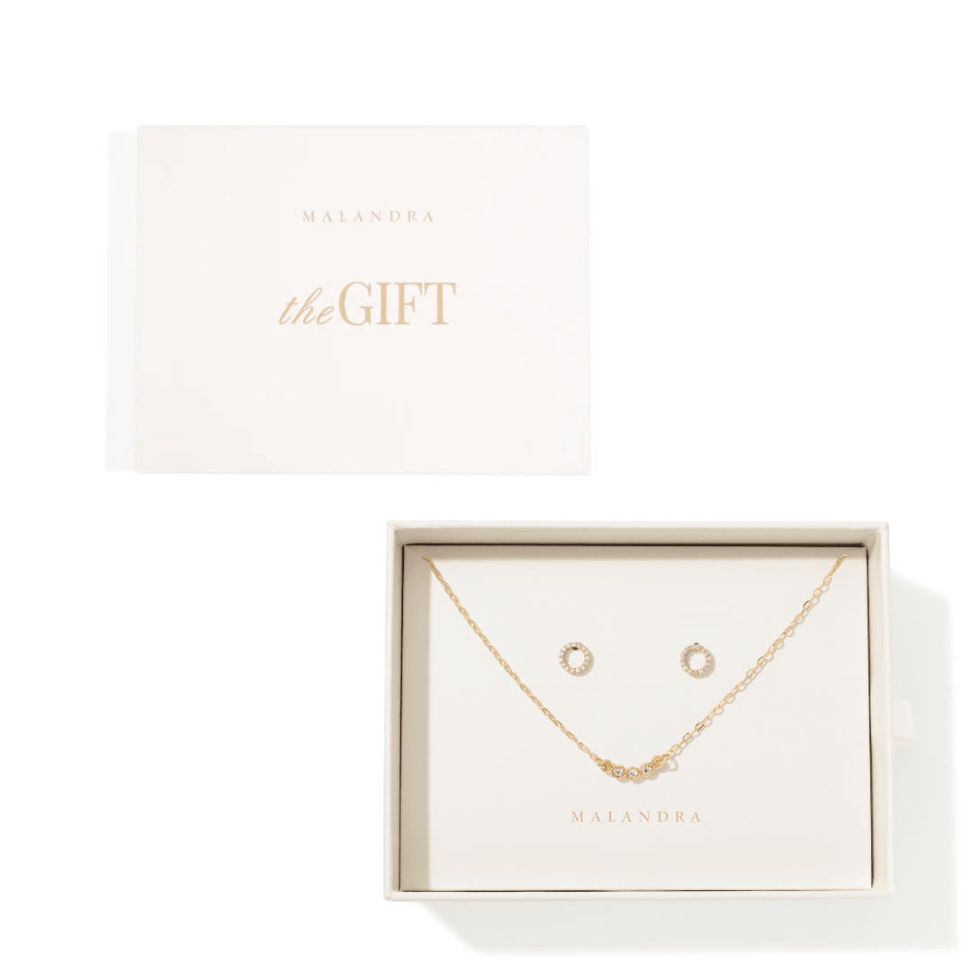 DAINTY GLOW GIFT SET - SETS DE REGALO - Malandra Jewelry - SET199/VCA173-VCC220