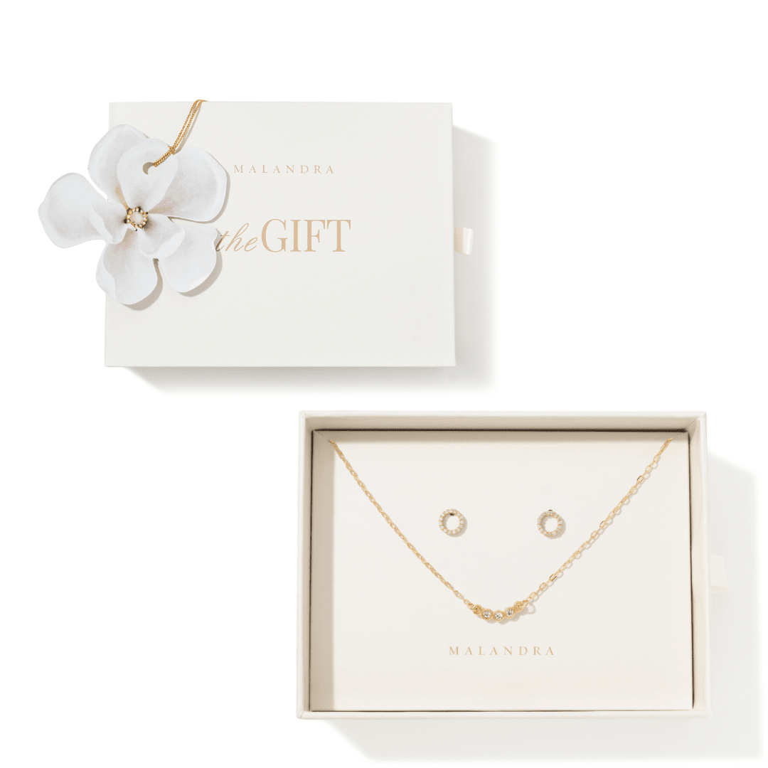 DAINTY GLOW GIFT SET - SETS DE REGALO - Malandra Jewelry - SET199/VCA173-VCC220