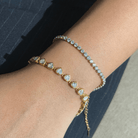 DAINTY HEART TENNIS BRACELET - PULSERAS - Malandra Jewelry - EUWP219 - JDB0112062
