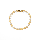 DAINTY HEART TENNIS BRACELET - PULSERAS - Malandra Jewelry - EUWP219 - JDB0112062