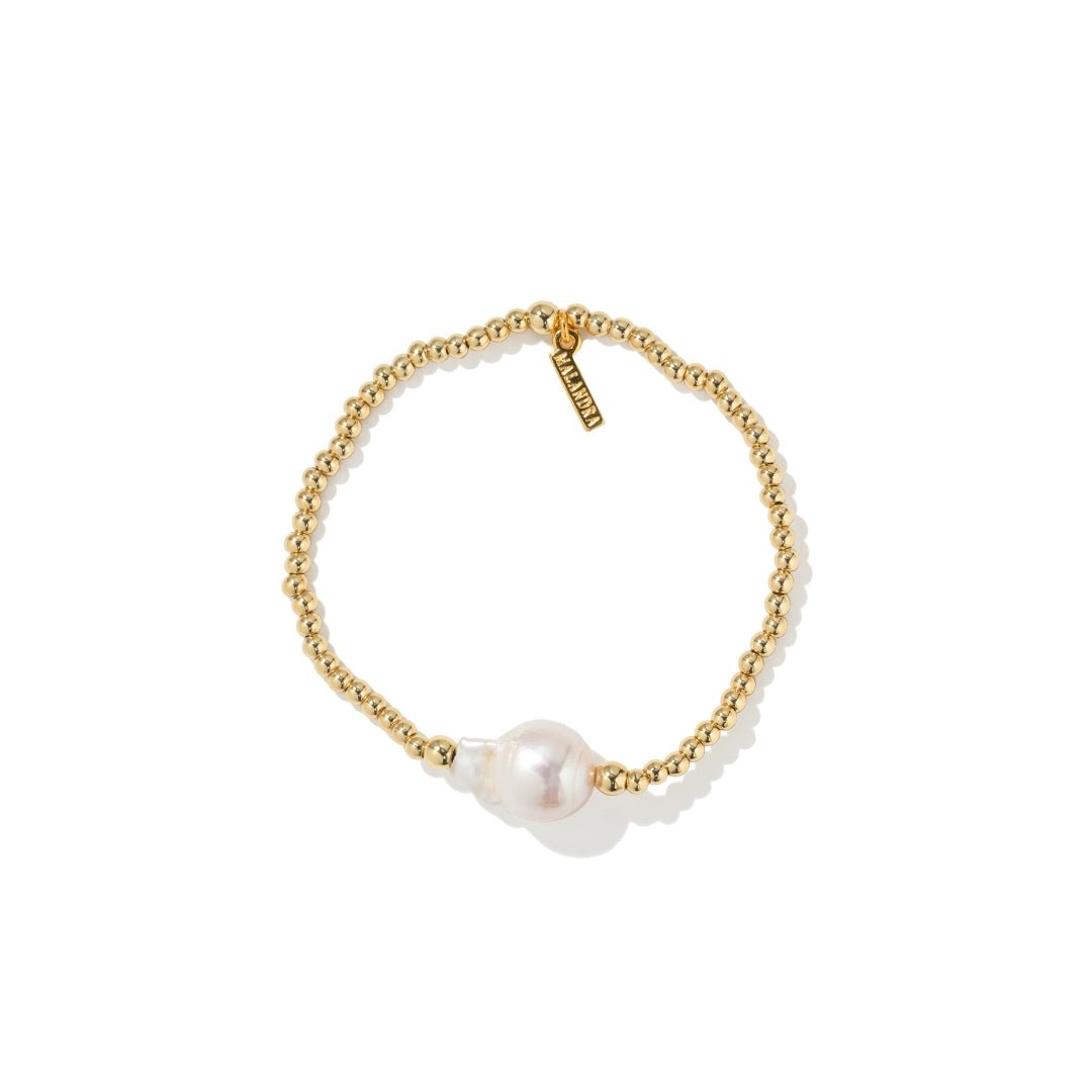 DAINTY PEARL BEAD BRACELET - PULSERAS - Malandra Jewelry - TP2414