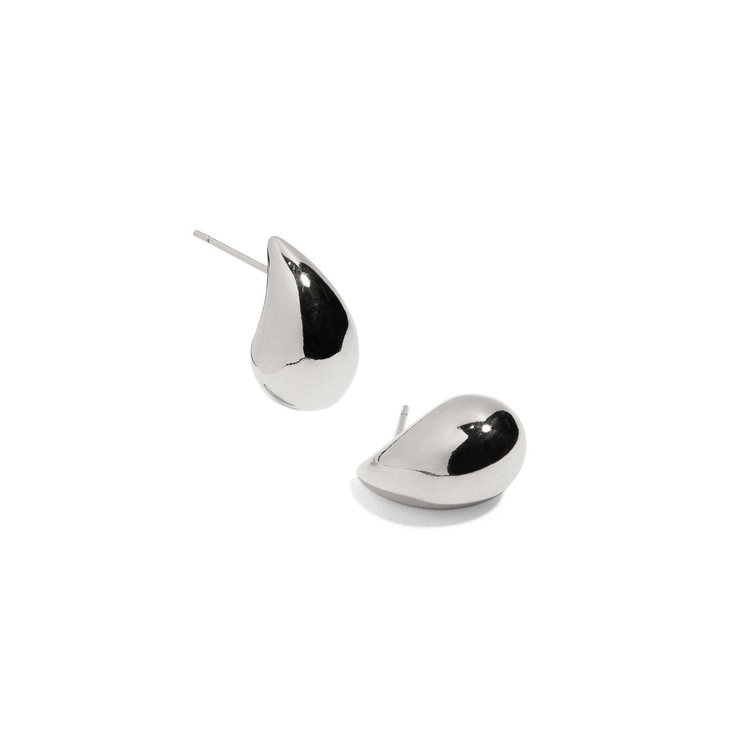 DAINTY SILVER DROPS - ARETES - Malandra Jewelry - FBA370 - JAR0001 - PL