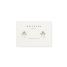 DAISY PEARL EARRINGS - ARETES - Malandra Jewelry - ZWA133-QX04663CY