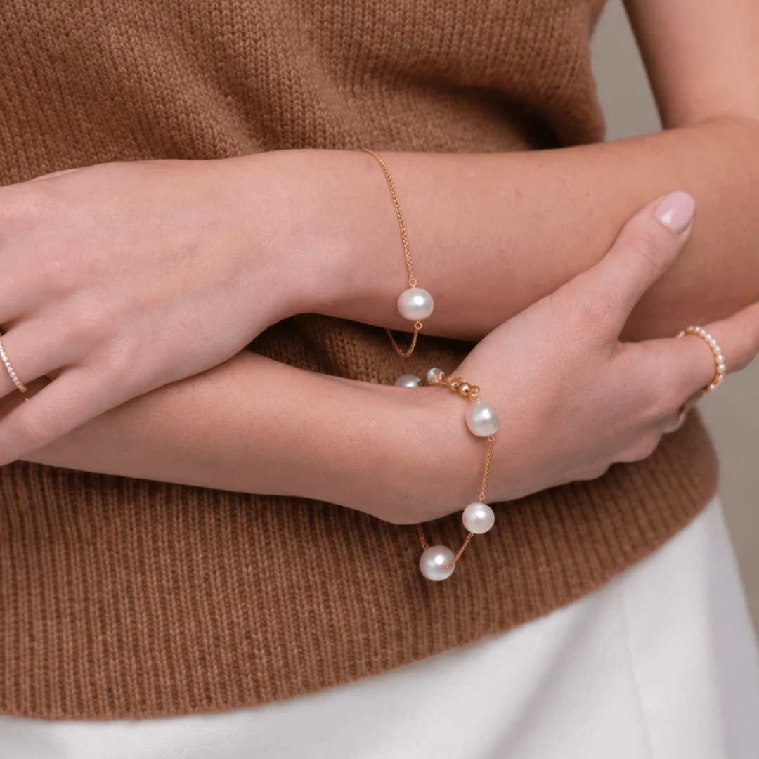 DAZZLE PEARL DOTS BRACELET - PULSERAS - Malandra Jewelry - TP2086