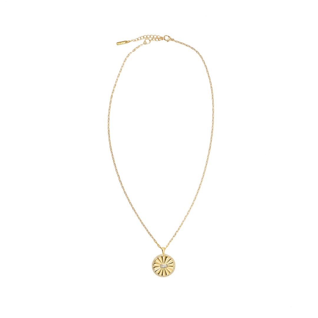 DAZZLING CIRCLE ESSENTIAL NECKLACE - COLLARES - Malandra Jewelry - ICC512