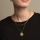 DAZZLING CIRCLE ESSENTIAL NECKLACE - COLLARES - Malandra Jewelry - ICC512