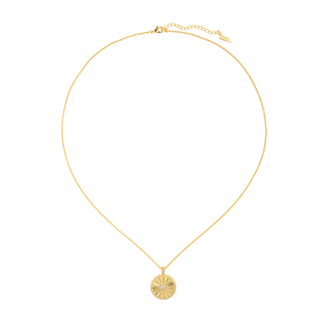 DAZZLING CIRCLE ESSENTIAL NECKLACE - COLLARES - Malandra Jewelry - ICC512