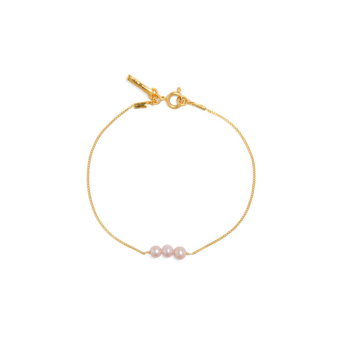 DELICATE TRIPLE PEARL BRACELET - PULSERAS - Malandra Jewelry - TP1818