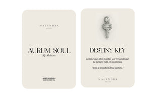 DESTINY KEY - DIJES - Malandra Jewelry - EYHD65-MODEL  8 BIG CHARM