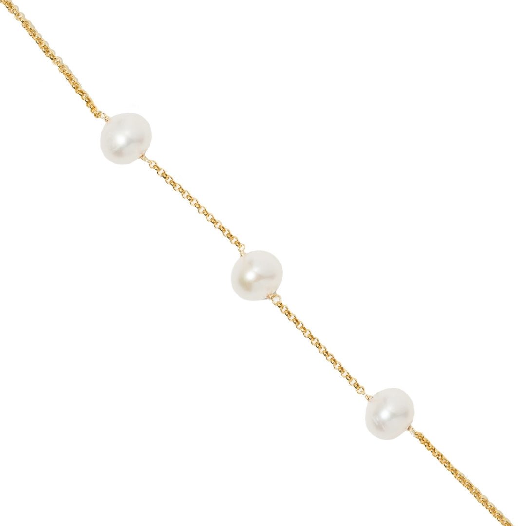DOTS TRIPLE PEARL BRACELET - PULSERAS - Malandra Jewelry - TP2203