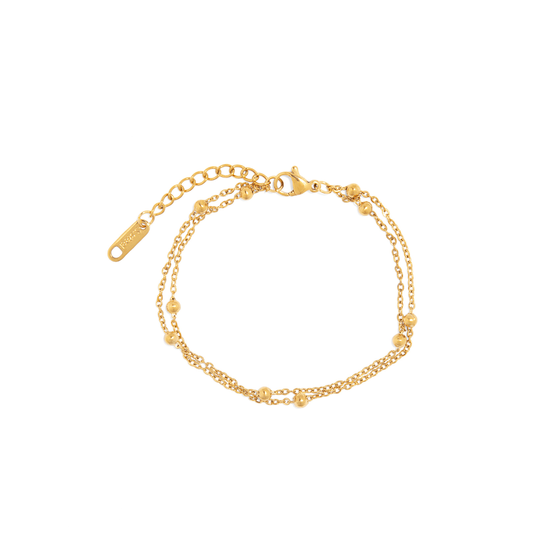 DOUBLE BEAD BRACELET - PULSERAS - Malandra Jewelry - EUWP178 - JDB201236