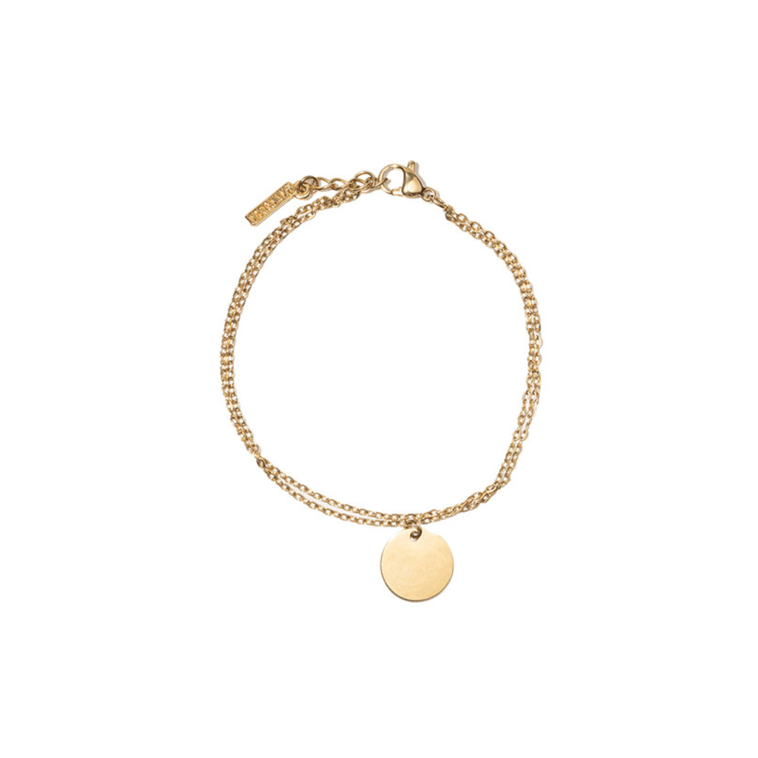DOUBLE CUSTOM COIN BRACELET - PULSERAS - Malandra Jewelry - ZXP20 - T001044029