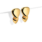 DOUBLE DROP STATEMENT EARRINGS - ARETES - Malandra Jewelry - EVFA21 - 1323 - ET1645G - 0039C