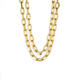 DOUBLE GOLD LINK NECKLACE - COLLARES - Malandra Jewelry - TC1955