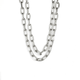DOUBLE SILVER LINK NECKLACE - COLLARES - Malandra Jewelry - TC1956