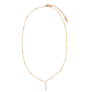 DROPLET PEARL NECKLACE - COLLARES - Malandra Jewelry - TC2527