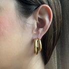 DUAL CHUNKY HOOPS - ARETES - Malandra Jewelry - AA1313 - ASUE54320