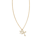 DUAL CROSS GOLD NECKLACE - COLLARES - Malandra Jewelry - EUWC322-JDN0209029