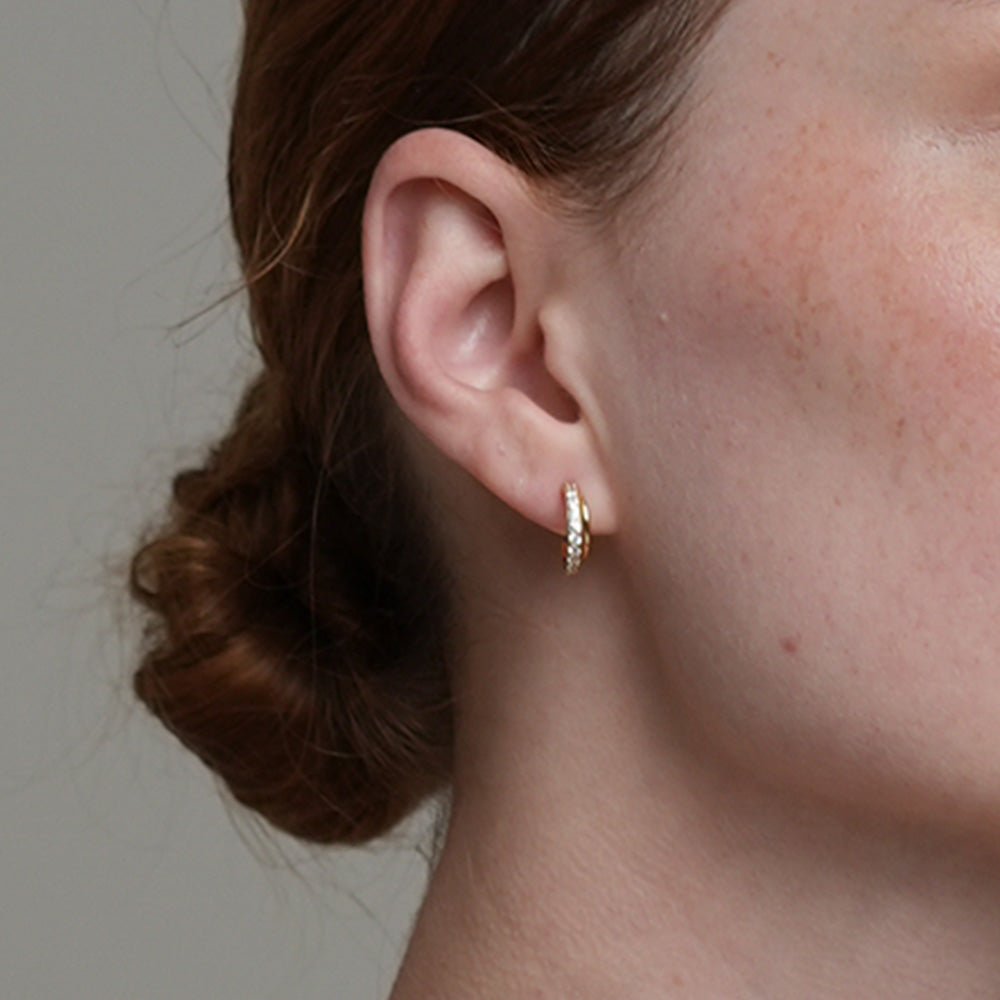 DUAL SPARK MILANO HOOPS - ARETES - Malandra Jewelry - ERA88 - 60244111394C