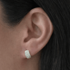 DUO GOLD HOOPS EARRINGS SET - ARETES - Malandra Jewelry - EZA14-VE1456-VE1460