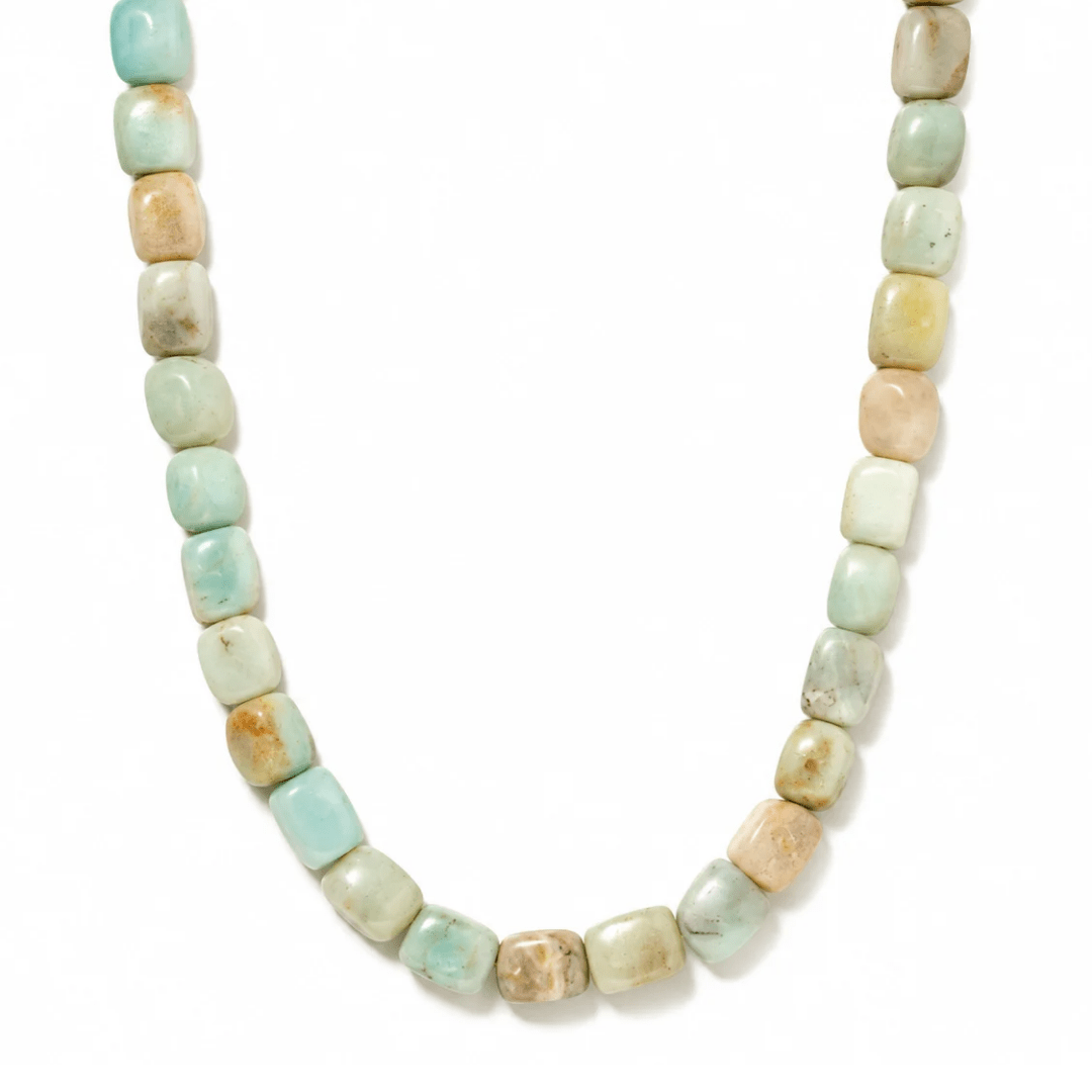 Earth Amazonite Terra Necklace - COLLARES - Malandra Jewelry - TC2670