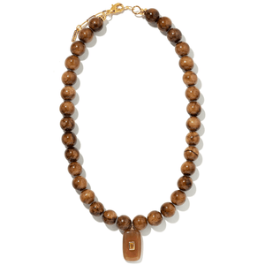 EARTH JADE GAIA NECKLACE - COLLARES - Malandra Jewelry - TC2438