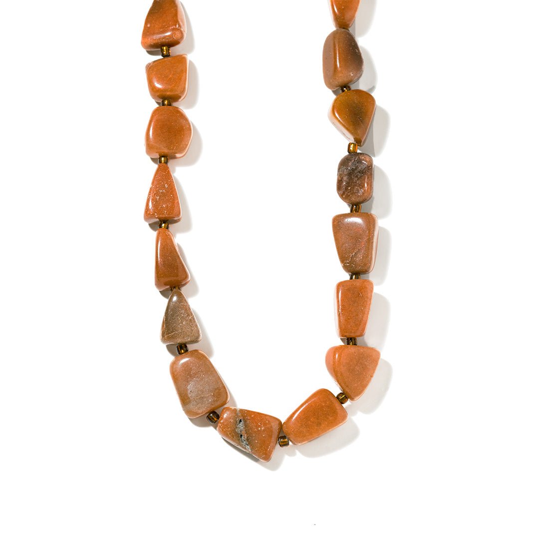 EARTHEN RUST TERRA NECKLACE - COLLARES - Malandra Jewelry - TC2045