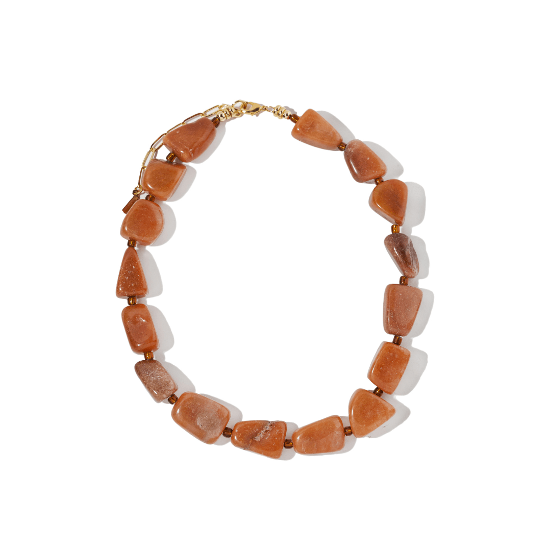 EARTHEN RUST TERRA NECKLACE - COLLARES - Malandra Jewelry - TC2045