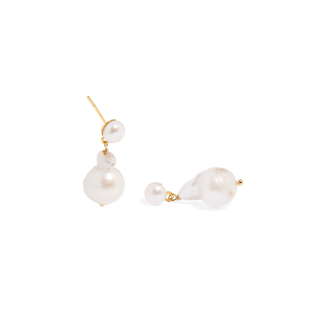 ELEGANT BAROQUE EARRINGS - ARETES - Malandra Jewelry - TA1933