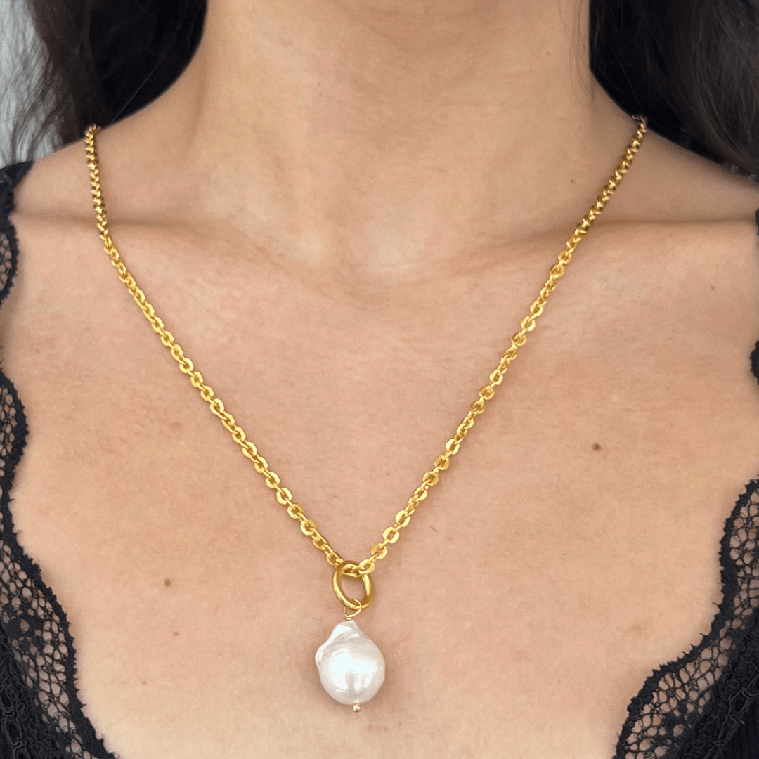 ELEGANT BAROQUE NECKLACE - COLLARES - Malandra Jewelry - TC1931