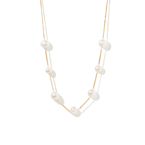 ELEGANT PEARL DOTS NECKLACE - COLLARES - Malandra Jewelry - TC2082