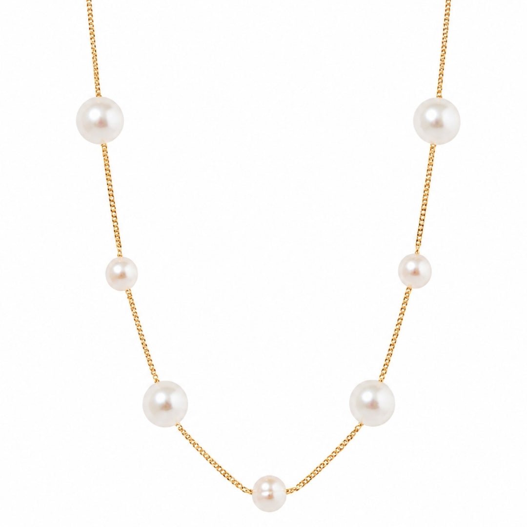 ELEGANT PEARL DOTS NECKLACE - COLLARES - Malandra Jewelry - TC2082