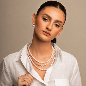 ELEGANT PEARL NECKLACE - COLLARES - Malandra Jewelry - TC2027