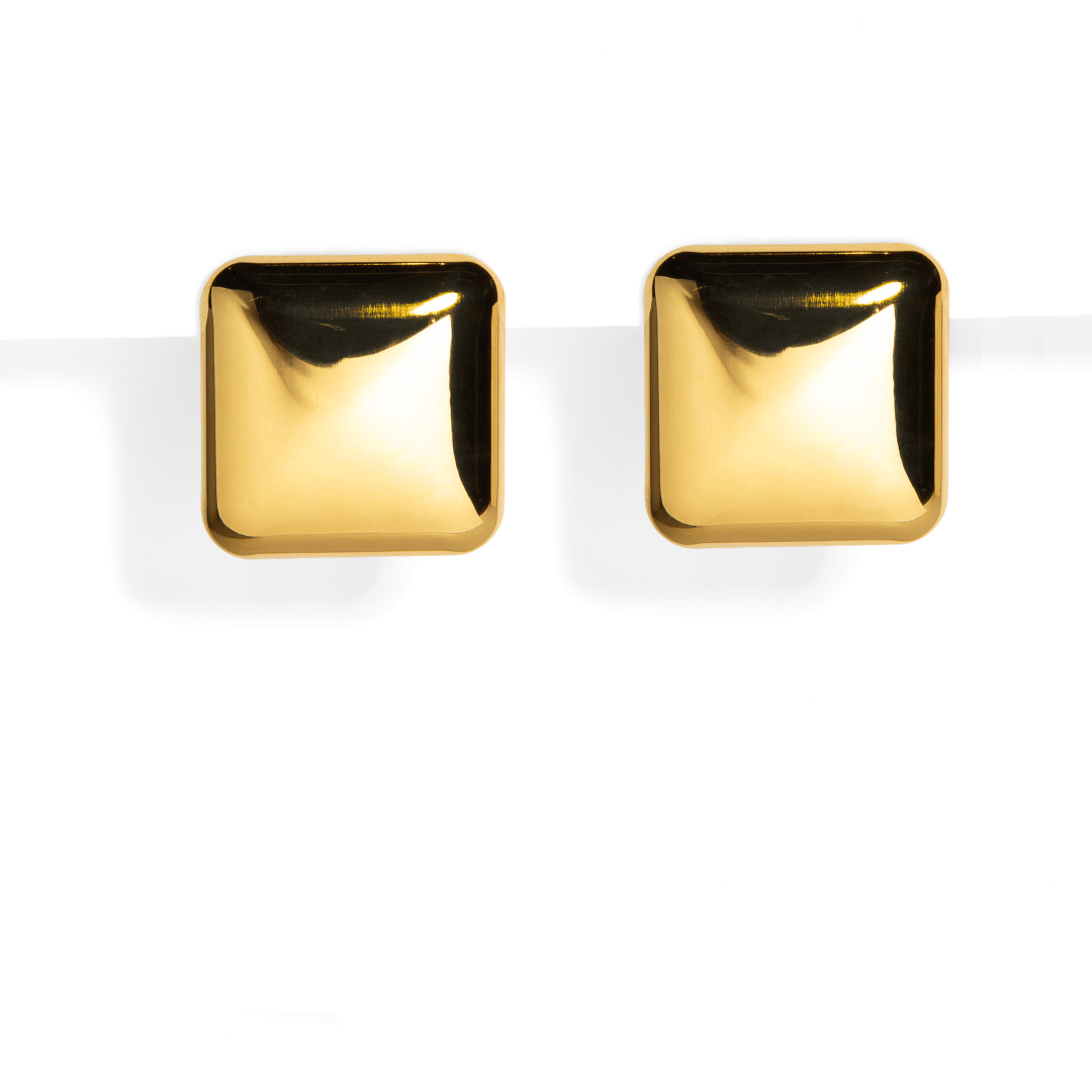 ELEGANT SQUARE EARRINGS - ARETES - Malandra Jewelry - EUWA190 - JDEW2403053
