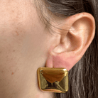 ELEGANT SQUARE EARRINGS - ARETES - Malandra Jewelry - EUWA190 - JDEW2403053