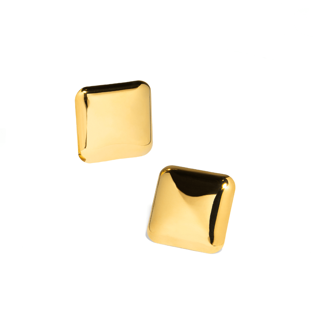 ELEGANT SQUARE EARRINGS - ARETES - Malandra Jewelry - EUWA190 - JDEW2403053