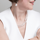 ELEGANT TRIPLE PEARL NECKLACE - COLLARES - Malandra Jewelry - TC1932