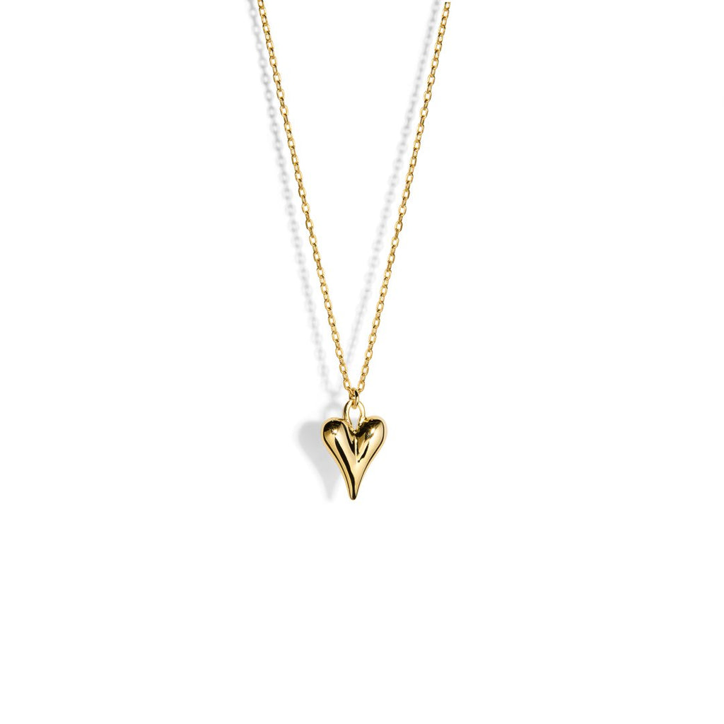 ELONGATED SERENA HEART NECKLACE - COLLARES - Malandra Jewelry - EAWC66